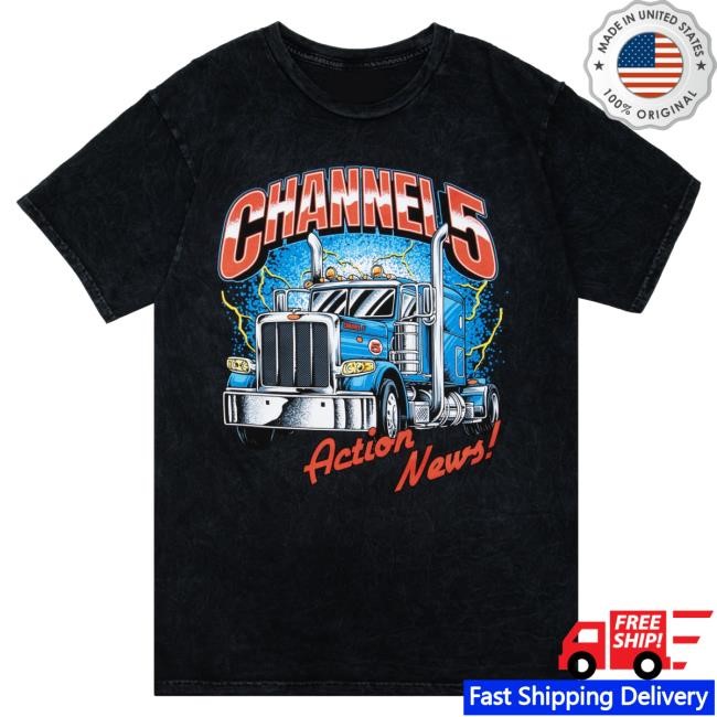 Official Channel 5 Merch Shop Store Channel 5 Truck Stop | Mineral Dye Hot Shirt Channel5