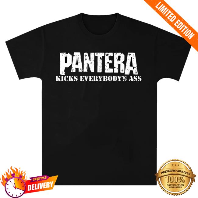 Official Pantera Merch Store Shop Pantera Kicks Everybody's Ass Popover Shirt