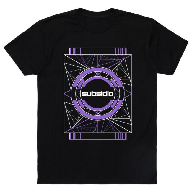 Official Excision Merch Bar Evolution 'Subsidia' Street Wear Tshirt - Night MerchBar