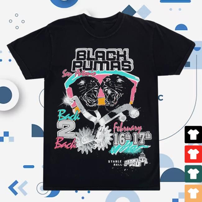 Official Hello Merch Black Pumas San Antonio Live 2024 Shirt HelloMerch