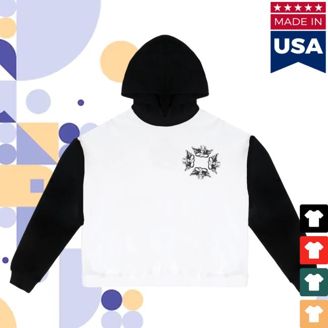Official Rock N Rags Clothing Shop Boys Lie Nestled Up Hoodies White & Black RockNRags