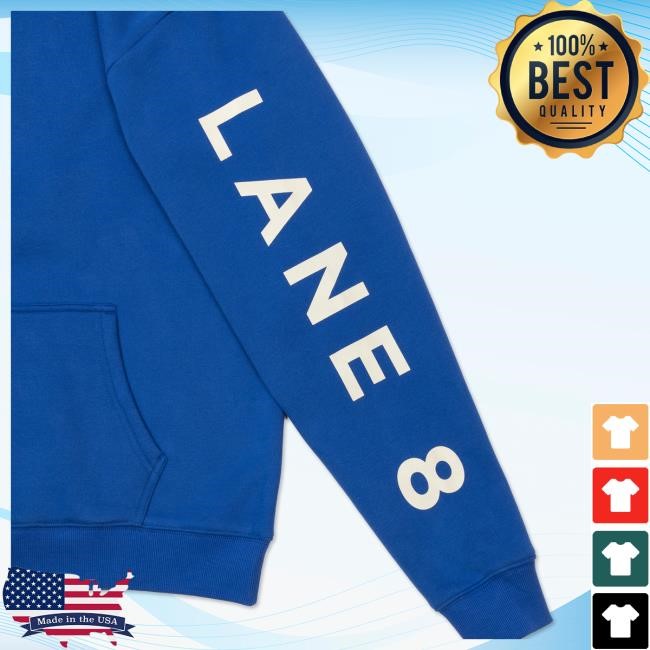 Lane 8 Cobalt Hoodie Sweatshirt Lane 8 Merch