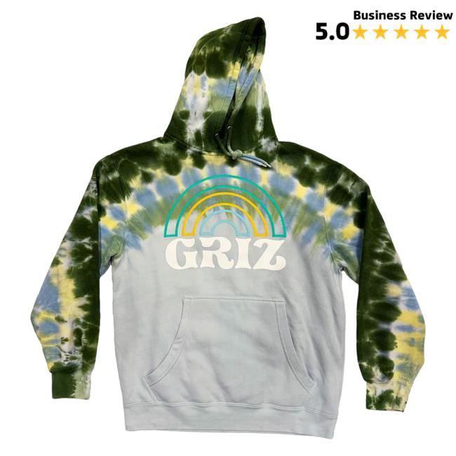 Official My Name Is Griz Merch Shop Griz Gecko Tie Dye Puffy Print Show Love Spread Love Sweatshirt MynameisGriz Store Tie-Dye