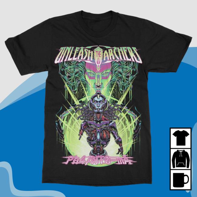 Official Indie Merch Store Shop Unleash The Archers "Ph4/NT0-mA" Shirt New IndieMerchStore