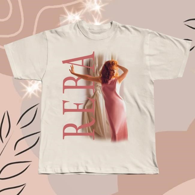 Official Reba McEntire Merch Store Starting Over Pink Dress T Shirt