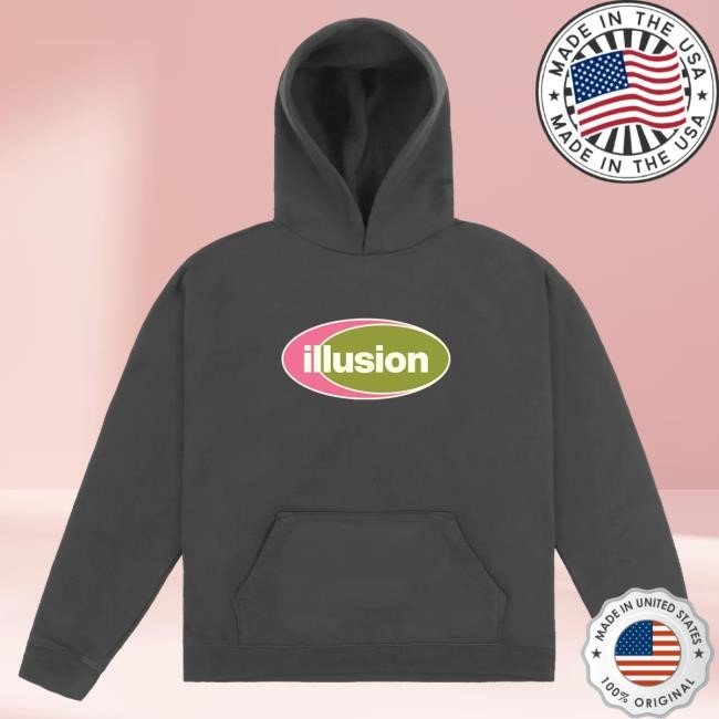 Official Dua Lipa Merch Store Dua Lipa illusion grey Popover Sweatshirt Dua Lipa Apparel Clothing Shop DuaLipa