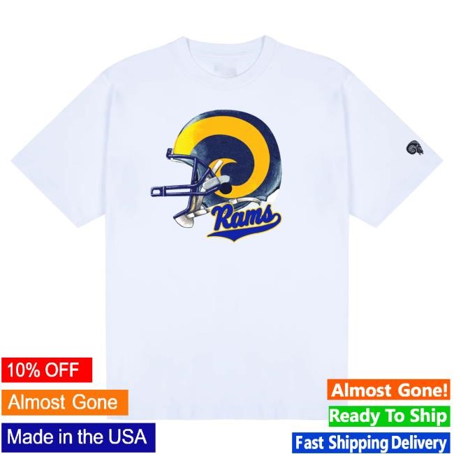 Official Golf Wang Merch Rams Helmet Tees by Golf Wang x NFL