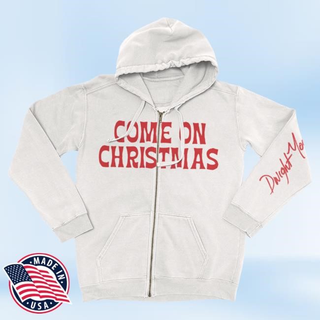 Official Dwight Yoakam Merch Store Shop DwightYoakam Come On Christmas Zip Pull Over Hoodie