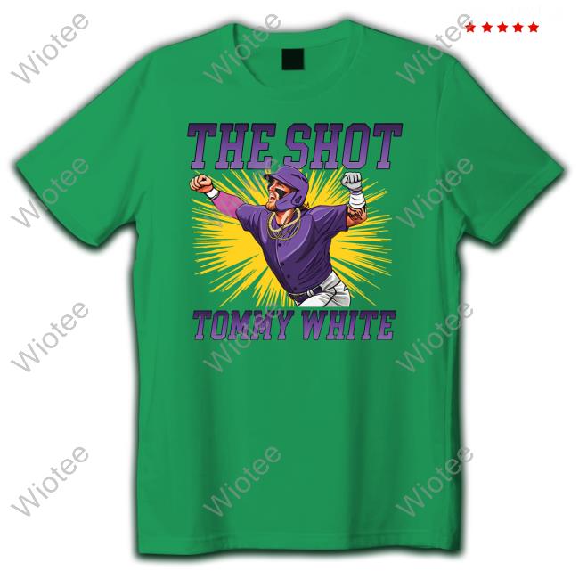 Barstool Sports Store The Shot Tommy White Tee The Shot Tommy White Tee