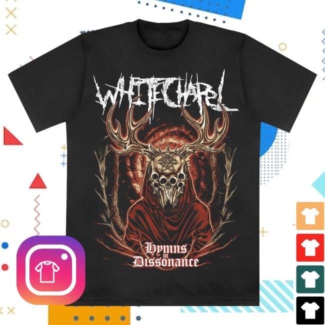 Official Whitechapel Merch Store Whitechapel Hymns Black Hot Shirt