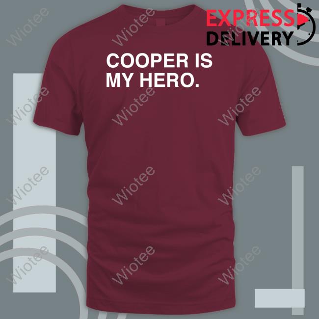 Official Cooper Is My Hero Long Sleeve Tee Obvious Shirts Cooper Is My Hero Shirt