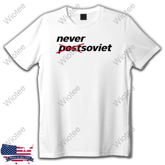 Gabrielius Landsbergis Never Soviet Tee