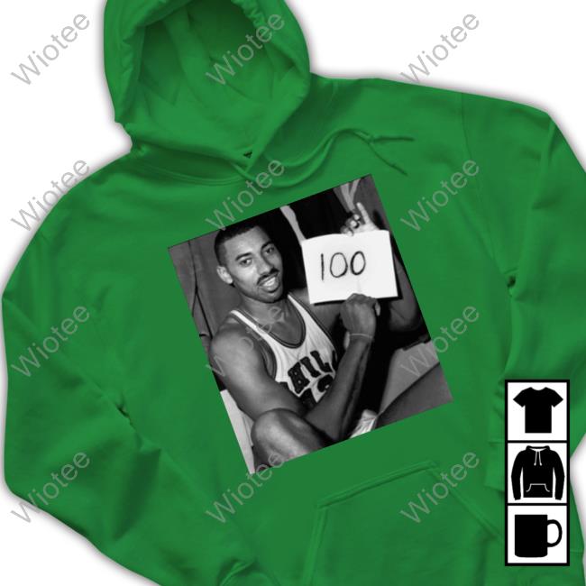 Wilt Chamberlain 100 Point Game Basketball Shirt Wilt Chamberlain 100 Point Game Basketball Tee Shirt
