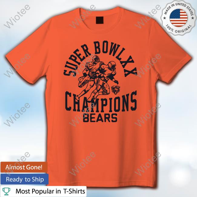 Official Chicago Bears Super Bowl Xx Champions T-Shirt