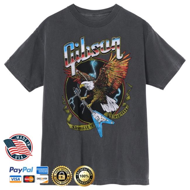 Gibson Eagle Tee (Vintage Gray) Tee