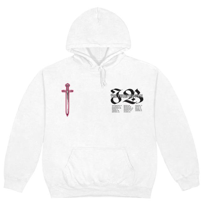 The Terrified Tour Date Hoodie - Jazmin Bean Official Store