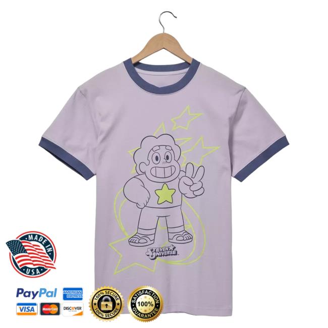 Official Box Lunch Merch Store Box Lunch Steven Universe Tonal Portrait Ringer Hot Shirt BoxLunch Exclusive Box Lunch Apparel Clothing Shop