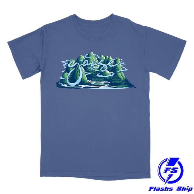 Official Goose The Band Merch Goosetheband Utah/Montana Mountains Event T-Shirts
