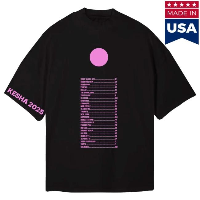 Kesha . Tits Out Tour Tee Kesha Merch Store Official