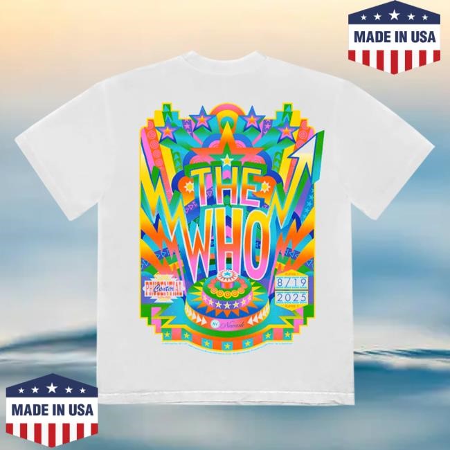 Official The Who Shop Newark, NJ 2025 Shirt The Who Rock Band