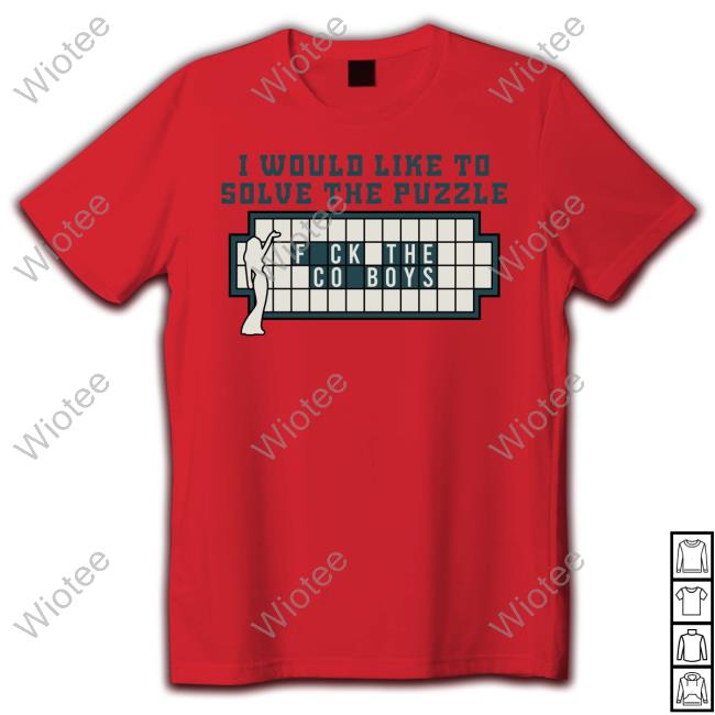Solve The Puzzle Fuck The Cowboys Tank Top Red Da Redz I Would Like To Solve The Puzzle Fuck The Cowboys Shirt