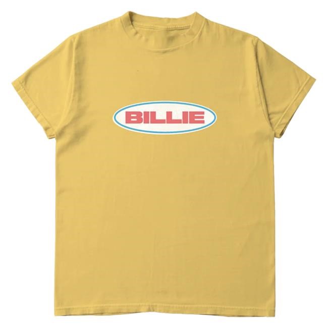 Official Billie Eilish Merch Store Billie Eilish Billie x Lost Love Yellow Logo T Shirt