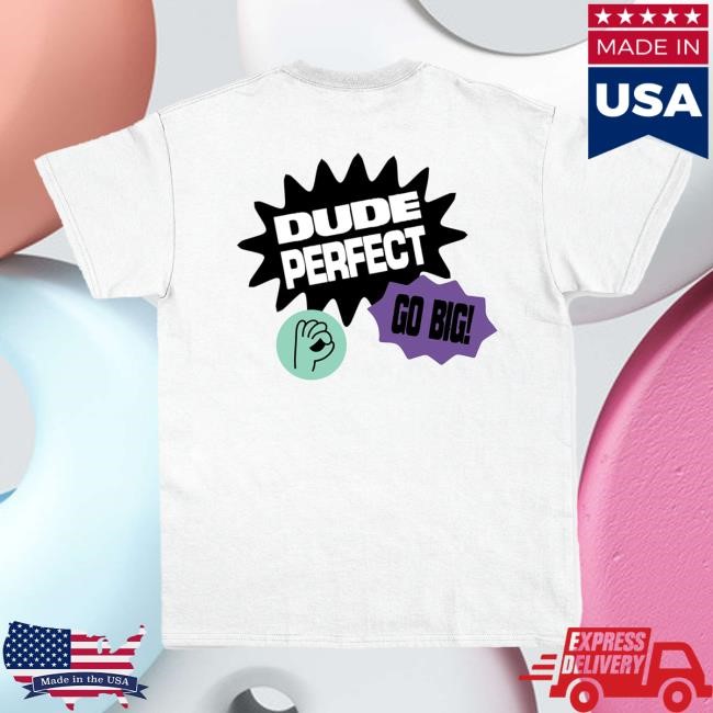 Dude Perfect Sticker Bomb Tee Shirt