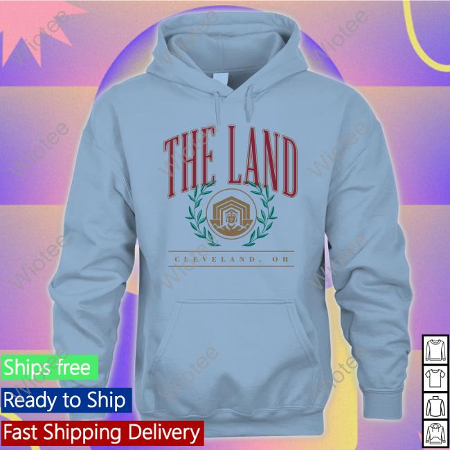 Official The Land Vines Mineral Wash Cleveland OH Crewneck Sweatshirt Official The Land Vines Mineral Wash Tee