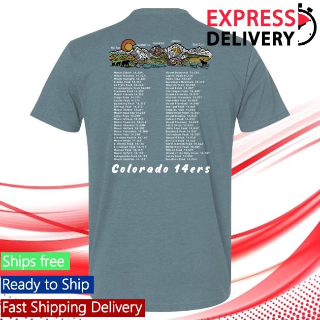 Official Wild Tribute Colorado 14ers Long Sleeve T-Shirt