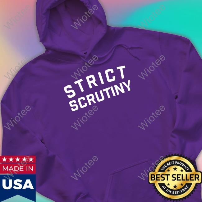 Official Crooked Merch Strict Scrutiny Logo T Shirt