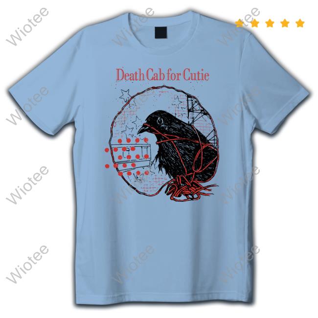 Official Death Cab For Cutie Transatlanticism Crow T Shirt Death Cab For Cutie Tee