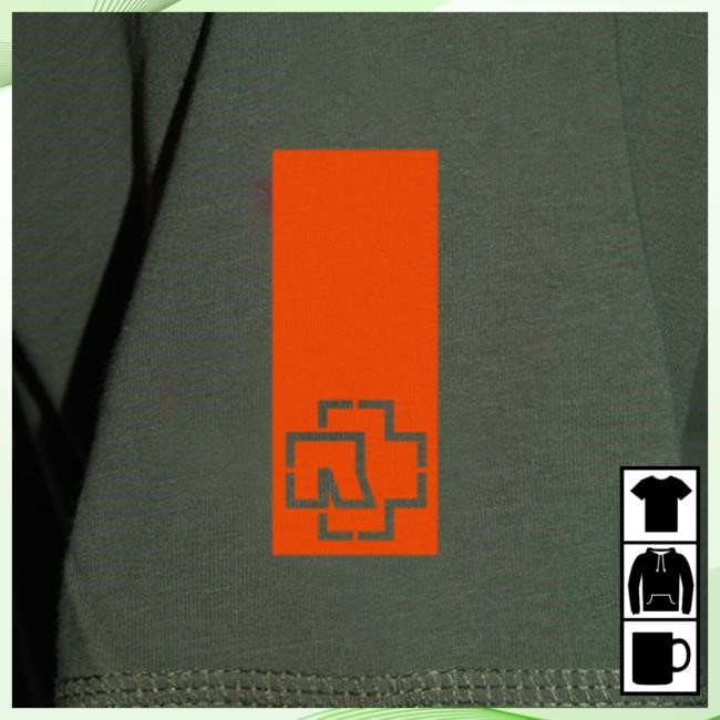 Official Rammstein Merch Store Rammstein Attractive Shirt ”Logo” *Green* Official Rammstein Merch Store Rammstein Shirt New ”Logo” *Green*