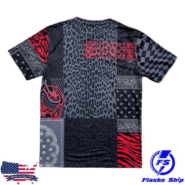 Synner Merch Patchwork T Shirt The Synyster Gates Store Synner Merch Patchwork Long Sleeved T Shirt