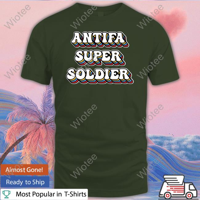 Lia Thomas Wearing Antifa Super Soldier Custom T Shirts Libs Of TikTok