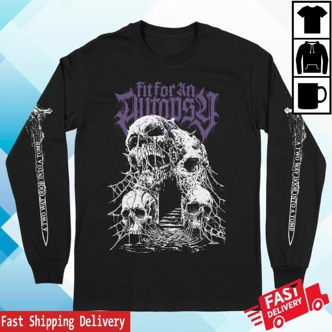 Official Fit For An Autopsy Merch Tomb Long Sleeve Tees Official Fit For An Autopsy Merch Tomb Long Sleeve Tees