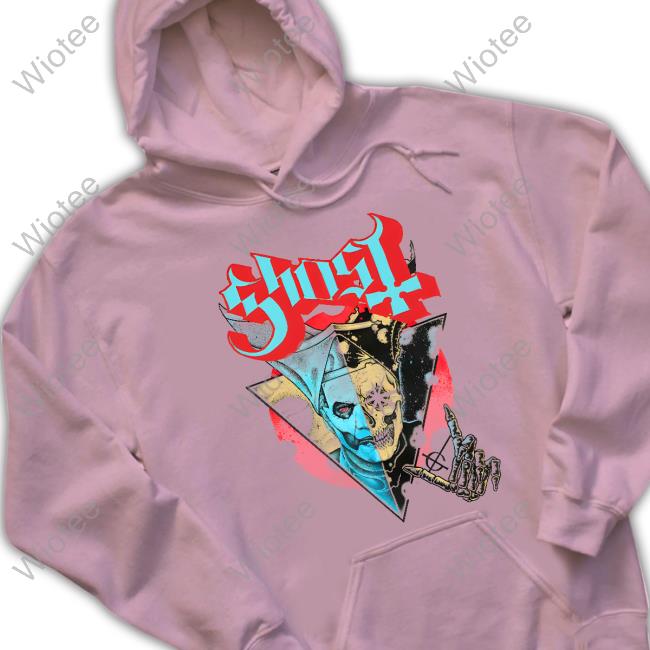 Official Ghost Store Split Faces Tee Shirt Split Faces Crewneck Sweatshirt