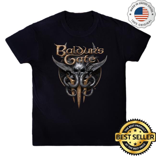 Larian Baldur's Gate 3 - Mind Flayer Logo Long Sleeve Tee Larian Merch