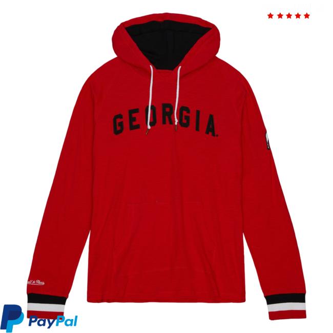 Mitchell And Ness Clothing Store Shop Fleece Legendary Slub Ls Sweaters University Of Georgia Mitchellandness Merch