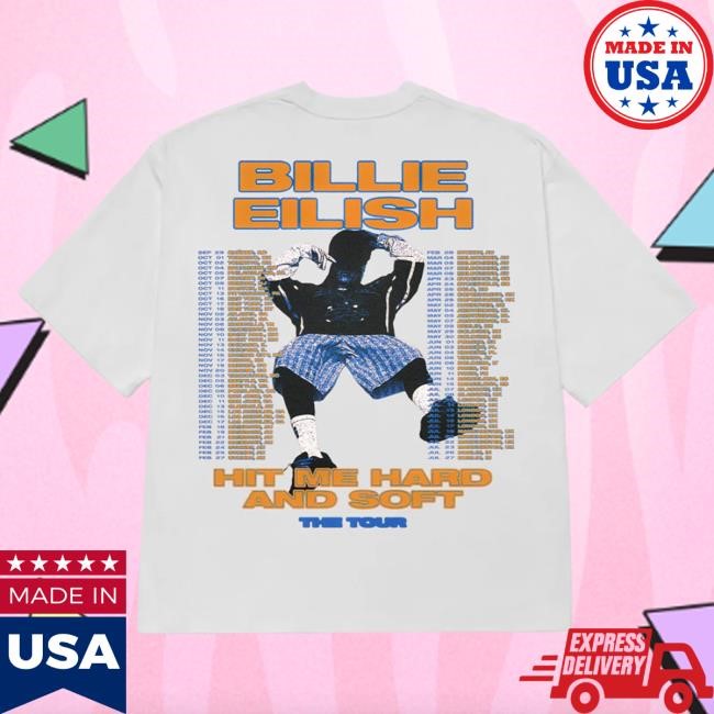 Official Billie Eilish Merch Store Shop HIT ME HARD AND SOFT Tour Popover Shirt BillieEilish