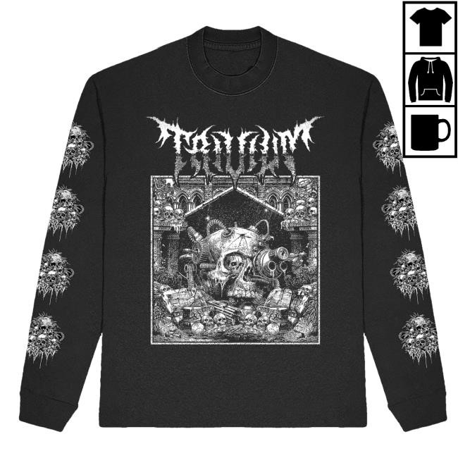 Official Trivium Merch Store Trivium Skull L/S T Shirt