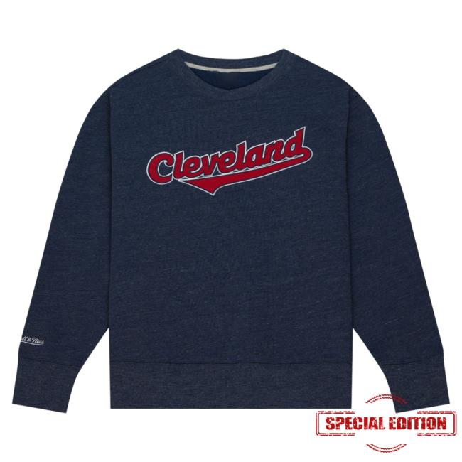 Official Mitchell And Ness Clothing Store Shop Playoff Win 2.0 Hoodies Vintage Cleveland Guardians Mitchellandness Merch