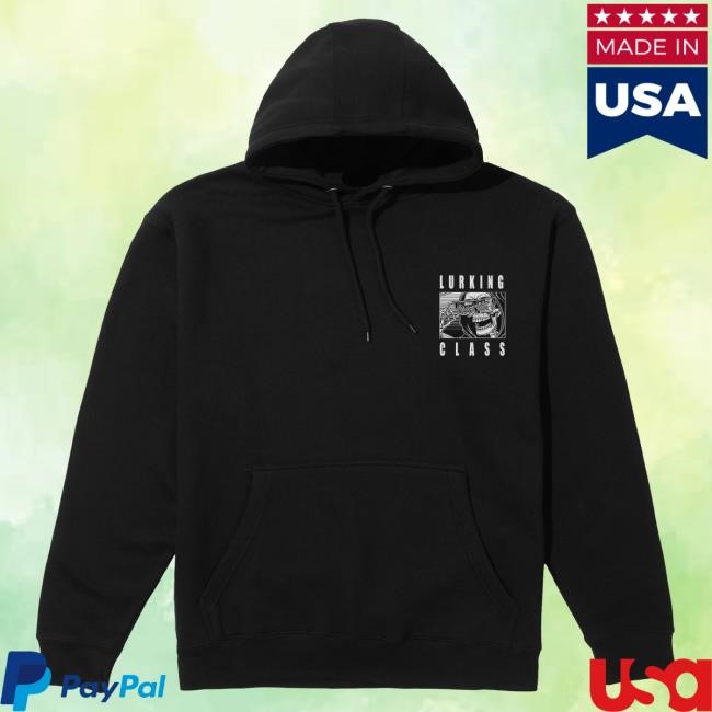 Official Lurking Class Clothing Merch Shop Look Back Pullover Hoodie - Black LurkingClass