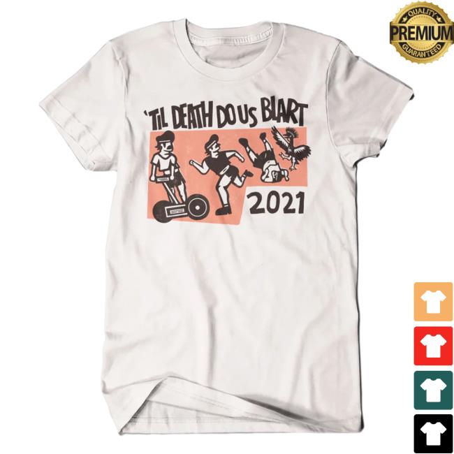 Official Mcelroy Merch Death Blart Tees Heather Cement McelroyMerch