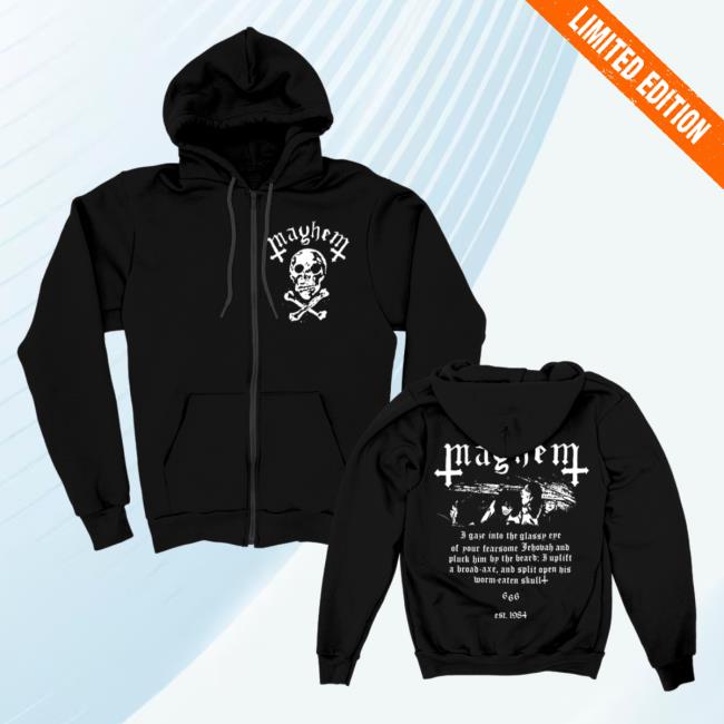 Est. 1984 Skull Zip Up Sweaters