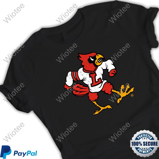 Louisville Athletics Louisville Cardinals Mascot logo Team Long Sleeve T Shirt Louisville Cardinals Mascot logo Team Hoodie