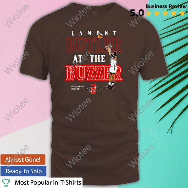 Lamont Butler At The Buzzer Limited Edition Hoodie NIL Lamont Butler At The Buzzer Tee Shirt