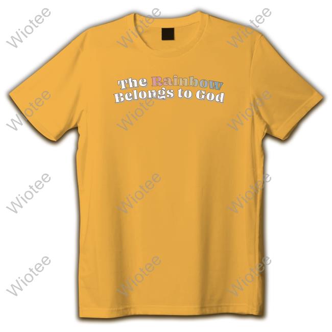 Official Blaze Media The Rainbow Belongs To God T-Shirt