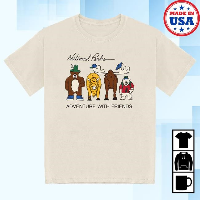 Adventure With Friends New Shirt Parks Project Apparel Shop Shop Adventure With Friends T Shirt Inspired By Our National Parks – Parks Project