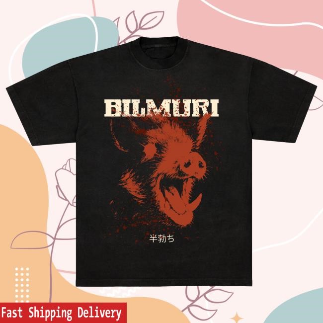 Bilmuri Kinda Hard Hog Splatter Tee Official Tour Merch