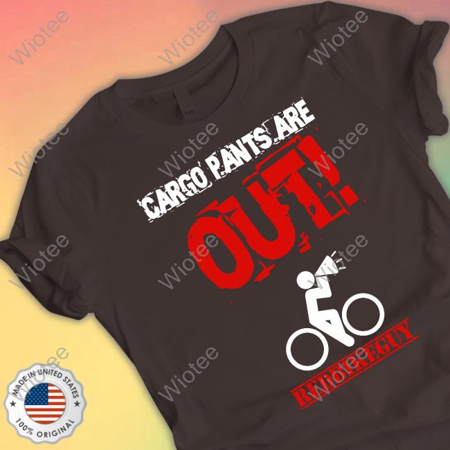 Joe Flood Red Bike Guy Merch Cargo Pants Are Out Tee Shirt
